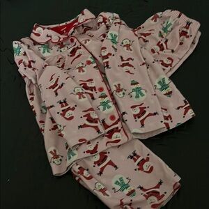 Carter's Pink and Red Pajama Sets Festive Holiday Design